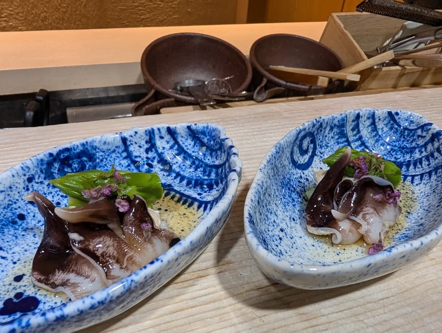 割烹 遊膳人 田はたの季節の一品